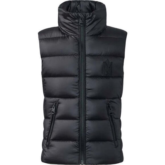 Mackage Cleo Cleo Light Down Vest Coat in Black women 4/6 kid 14 year old - Picture 1 of 9